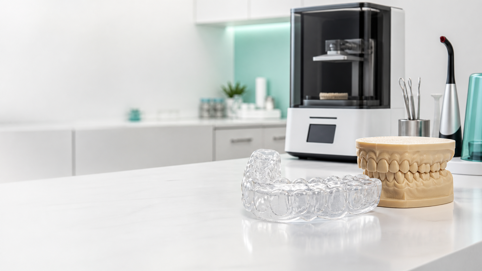 Dental printing workspace